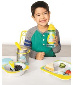 Skip Hop - Thermo ételtartó kanállal/villával ZOO 325 ml cápa