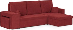 NEX Kinyitható sarokkanapé Piros