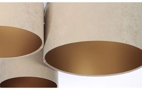 Mennyezeti lámpa SPACE 3xE27/60W/230V bézs/arany