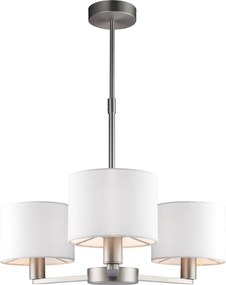 ENDON 60256 DALEY Modern Csillár Antik Fehér, Nikkel E14 IP20