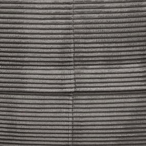 Krémszínű kordbársony babzsákfotel Roll 190 – SLOWDOWN