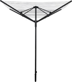 Kerti ruhaszárító, fekete, 45 m, ROTARY NEW TYP 3