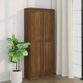 barna tölgyszínű fa fürdőszobaszekrény 82,5 x 30,5 x 185,5 cm