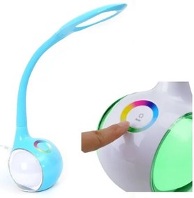 LED RGB állítható asztali lámpa LED/7W/230V kék