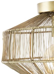 Modern mennyezeti lámpa réz 30 cm - Bolti