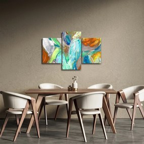 Kép - Színes absztrakció (90x60 cm)