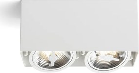 RENDL JAMES II DIMM stropní matná bílá 230V LED 2x15W 24° 3000K