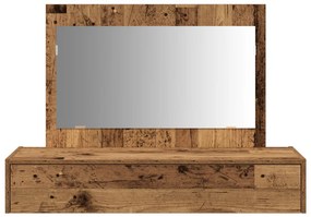 Fali Pipereasztal - Vintage Fa - 100x40x70 cm