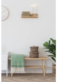 Ember fali polc, bambusz, natúr 45x10x12 cm