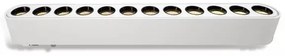 Eurolamp Ultra Slim 12-W-os fehĂ©r mĂĄgneses sĂnes lĂĄmpa, 40V, 3CCT