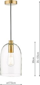 Dar Lighting modern függeszték archie szatén dararc0163