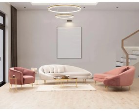 3 személyes kanapé Eses Jobbos - Pink
