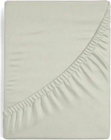 Lepedő bézs 160x200 +30cm matracra ágy gumis puha szatén