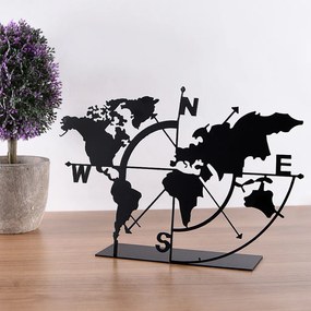 Worl Map - Black