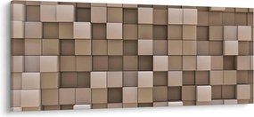 Kép - bézs kocka (120x50 cm)