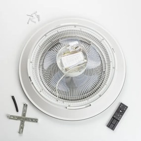 Brilagi - LED Dimmelhető lámpa ventilátorral AURA LED/38W/230V arany + távirányító