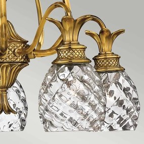 Hinkley HK-PLANTATION5-BB - Csillár láncon PLANTATION 5xE27/60W/230V arany