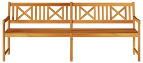 Kerti Pad 220x56x90 cm Tömör Fa Akác