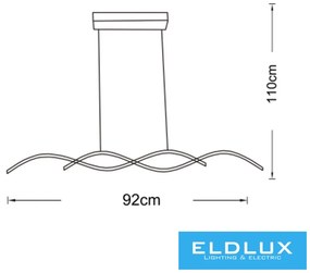 ELDLUX A43-B3C Modern Led Függesztett Lámpa LED IP20