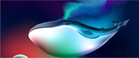 Kép - Űrbálna (120x50 cm)