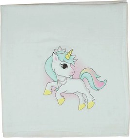 Unikornis textil-tetra pelenka 70 x 70 cm