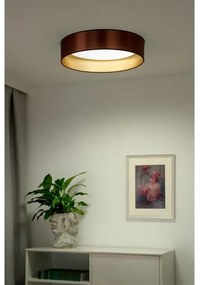 Duolla - LED Mennyezeti lámpa ROLLER LED/24W/230V átm. 45 cm réz/arany