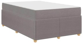 Ágykeret matraccal matracmal Tópszínű 120 x 190 cm szövet