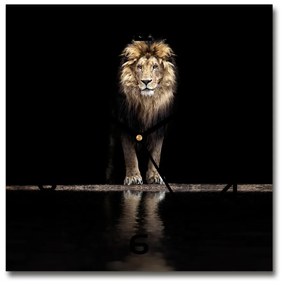 Szögletes üvegóra Portré egy oroszlán pl_zsk_30x30_c-f_118199528