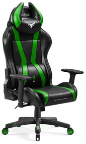Diablo X-Horn 2.0 gamer szék Átlagos méret: Fekete-zöld