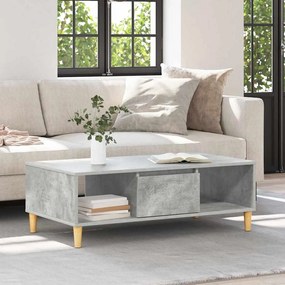 Dohányzóasztal Beton szürke 103,5 x 60 x 35 cm Faanyag