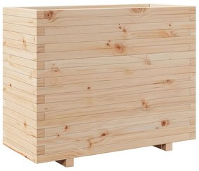 tömör fenyőfa kerti virágtartó 90x40x72,5 cm
