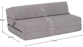 Összecsukható szék/matrac VEDIS, szürke