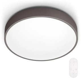 Philips Philips 60262/43/P5 - LED Dimmelhető mennyezeti lámpa BROWN 1xLED/28W/230V + távirányító P3166