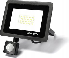 DOMENOLED 23 HALOGEN Kültéri Reflektor Fekete LED IP65