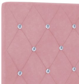 LED Fejtámla Rózsaszín 80 cm Bársony