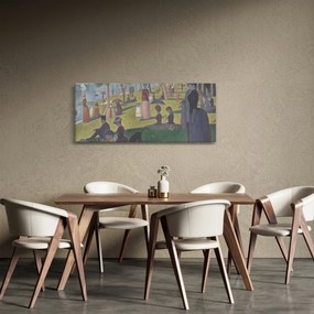 Kép - Georges Seurat, A Sunday on La Grande Jatte, reprodukciók (120x50 cm)