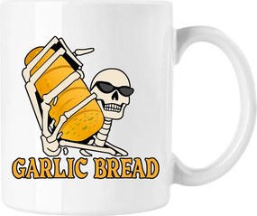 Fokhagymás bögre mémes zsemle fehér 330ml