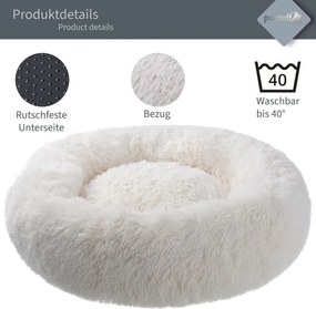 PESTUFF Kutyafekhely kerek 60 cm bézs