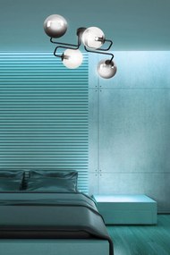 Emibig modern mennyezeti lámpa brendi fekete emi843/4m3
