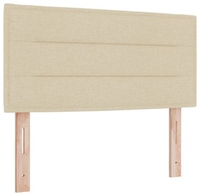 Boxspring Ágy Matraccal - Krém - 80x200 cm - Szövet
