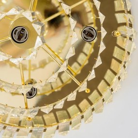 Brilagi - LED kristály mennyezeti lámpa MOZART 5xE14/40W/230V aranyszínű