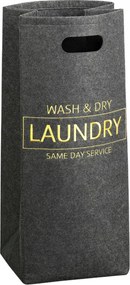 Filc szennyestartó kosár szimpla 28x21xh68cm Puha Szekrénybe Vagy Gardróbba