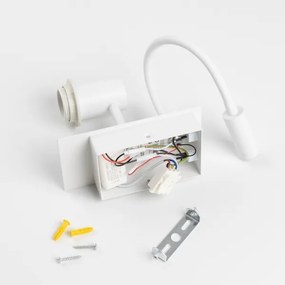 Brilagi - LED Fali lámpa NUBILA 1xE27/25W/230V + LED/3W fehér/zöld