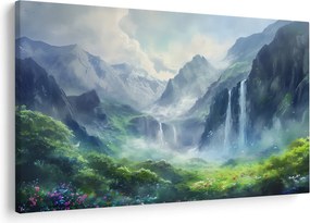 Kép - Vízesések völgye (90x60 cm)