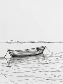 Poszter 75x100cm Szabadság a vízen