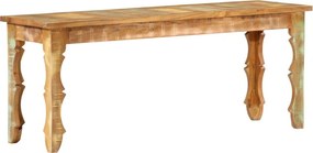 vidaXL tömör újrahasznosított fapad 110 x 35 x 45 cm
