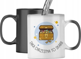 Mágikus Bögre Keresztanyának Színváltós Nyomtatott Fényképpel