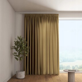 Függöny ráncoló szalaggal 1 db 140x260cm fekete