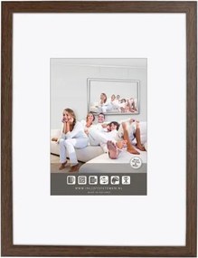 Fa képkeret Gallery dió 50x60 cm üveg