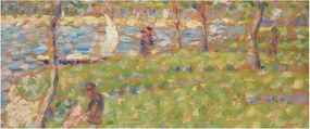Kép - Georges Seurat, Study for "La Grande Jatte", reprodukciók (120x50 cm)